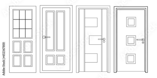 Bedroom Wooden Door. Latest House Door Designs With Pictures. Doors & Windows for Home & Office.