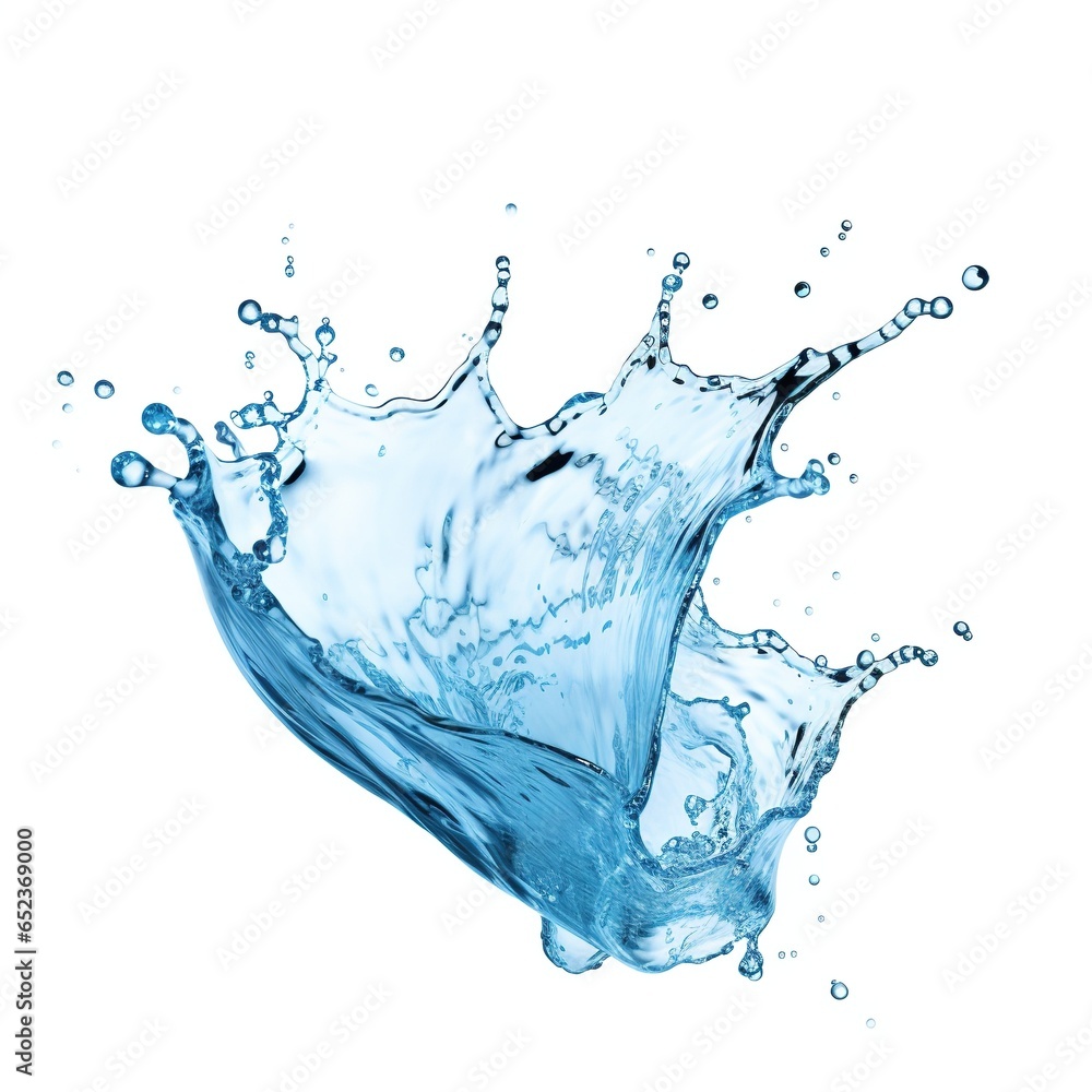 water splash on white background water splash on white background