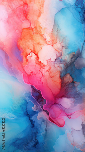 bright colors mixture abstract background. Vertical orientation