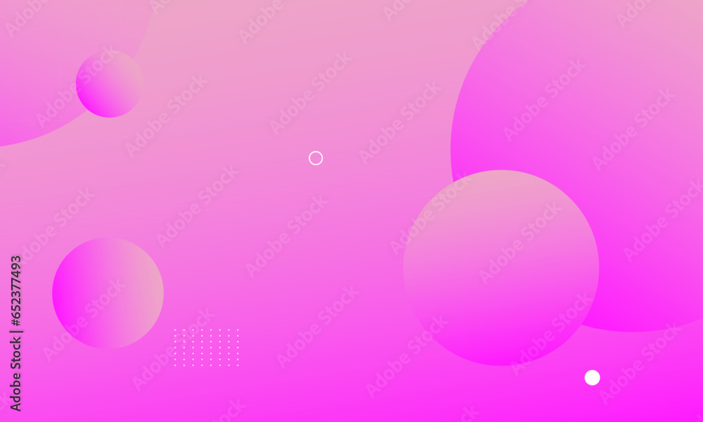 Abstract pink background with circles. Eps10 vector