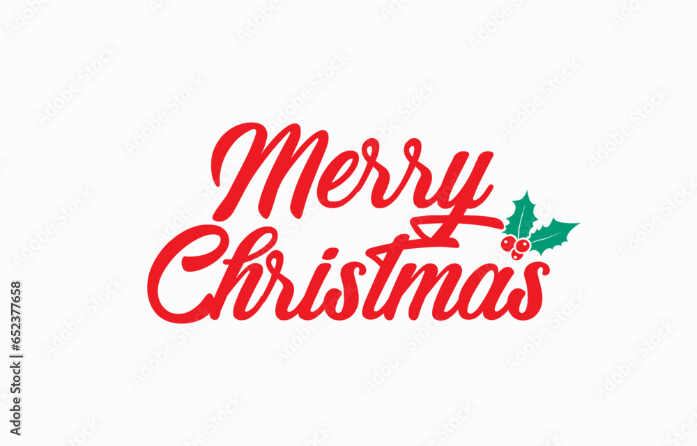 Typography of Merry Christmas text Lettering design card template. Lettering of Merry Chrismas calligraphy Hand drawn. Holiday Greeting Gift Poster. Calligraphy with tree vector illustration Typography of Merry Christmas text Lettering design card template. Lettering of Merry Chrismas calligraphy Hand drawn. Holiday Greeting Gift Poster. Calligraphy with tree vector illustration