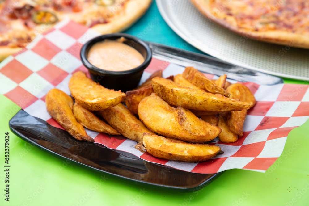 papas en gajos papas en gajos