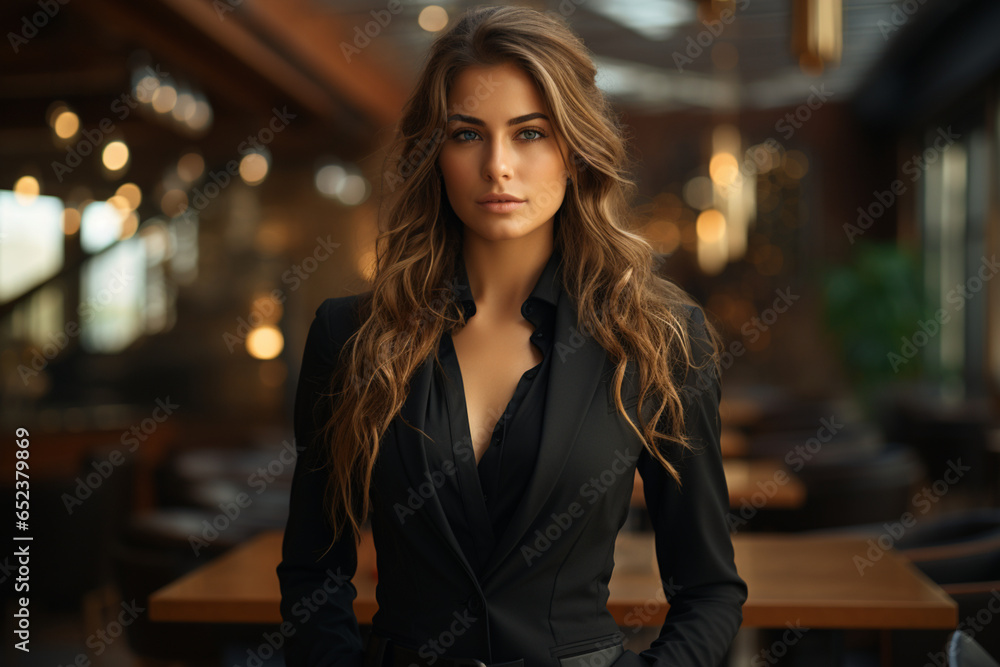 Professional Woman in a Suit at the Office Professional Woman in a Suit at the Office