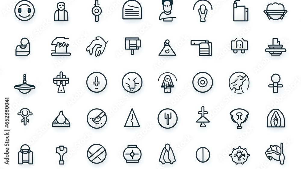 medical icons set on white background medical icons set on white background