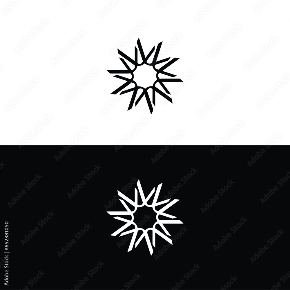 Fototapeta premium Circle vector logo template illustration