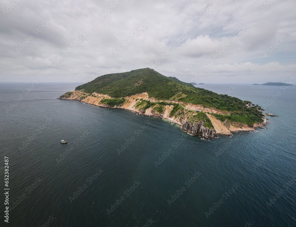 The aerial view of Nam Du Island in Southern Vietnam