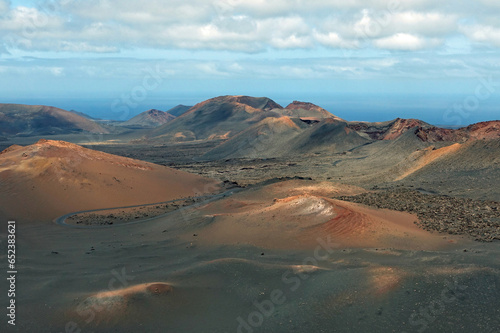 Vulkanlandschaft im Nationalpark Timanfaya, Lanzarote