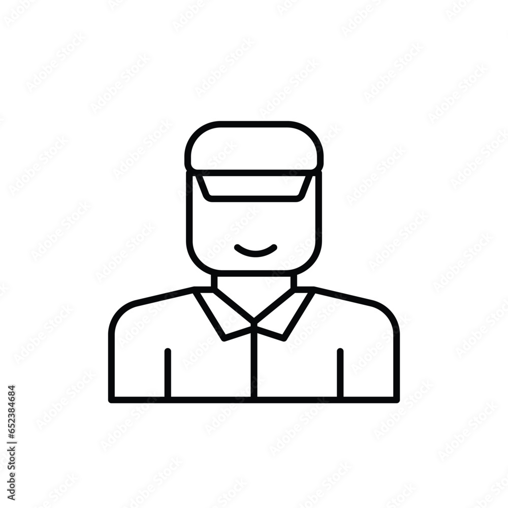 mechanic icon. outline icon