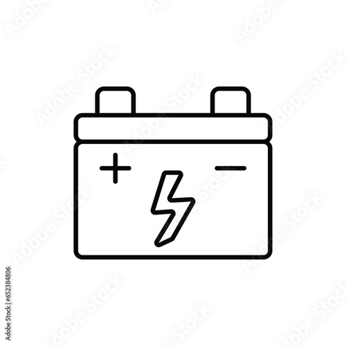 battery icon. outline icon