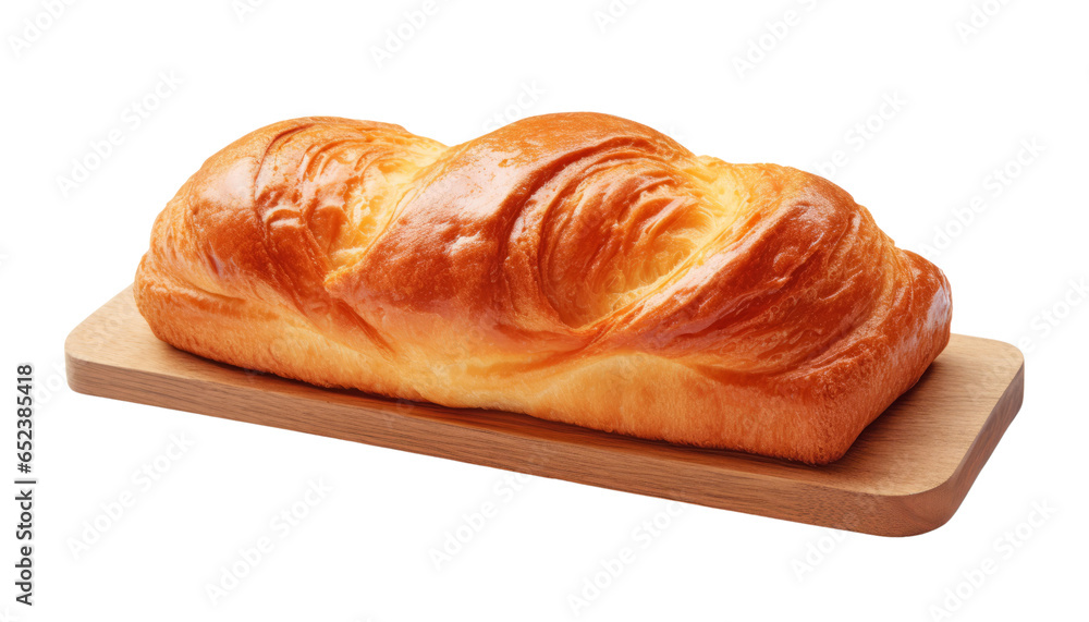 bread on wood plate isolated on transparent background cutout bread on wood plate isolated on transparent background cutout
