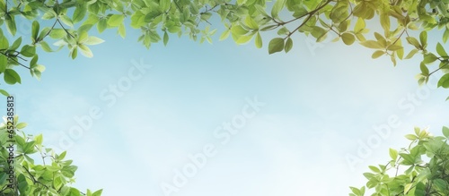 Tree against a isolated pastel background Copy space