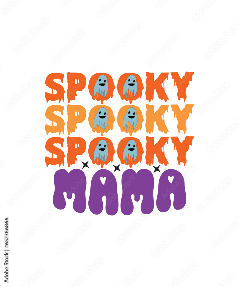 Word By Layer Halloween Retro SVG Cut File Design, Halloween Retro Design Word By Layer Halloween Retro SVG Cut File Design, Halloween Retro Design