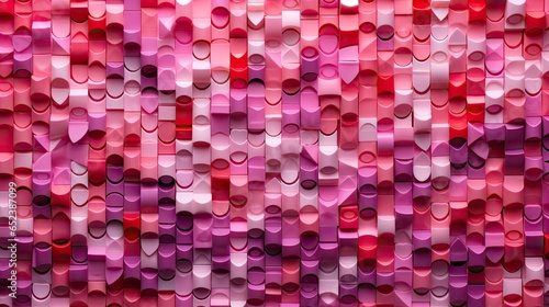 abstract pink background with cubes