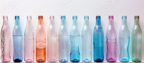 Isolated plastic bottles va...