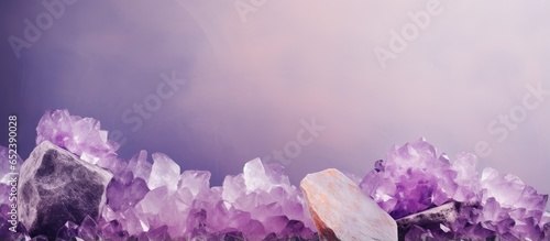 Macro amethyst quartz cryst...