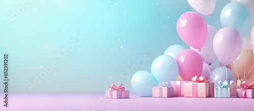 Copy space with 3D renderin...