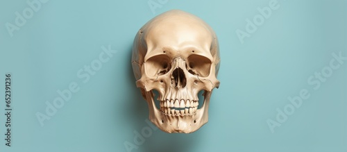 One human skull without a j...