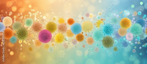 Abnormal urinalysis with uric acid crystals isolated pastel background Copy space photo