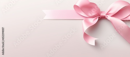 Stunning pink ribbon on iso...