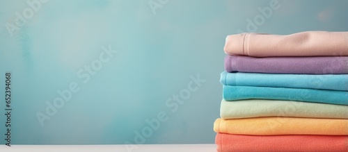 Colorful kitchen towels sta...