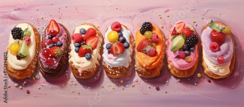 French dessert consisting o...
