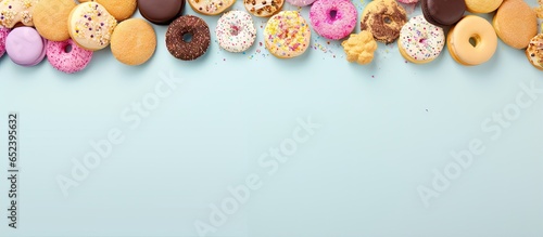 Cookies on a isolated paste...