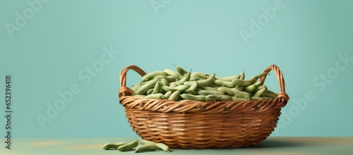 Bean in a container isolate...