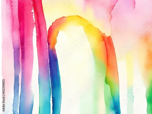 Rainbow backdrop, colorful background pattern, watercolor background