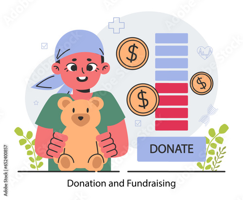 Childhood cancer fundraising. Donations for children oncology diagnostic
