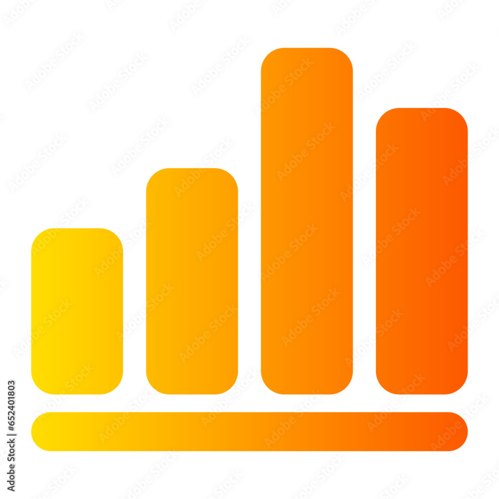 graph gradient icon graph gradient icon