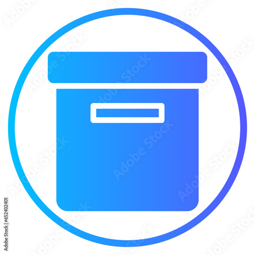 box gradient icon