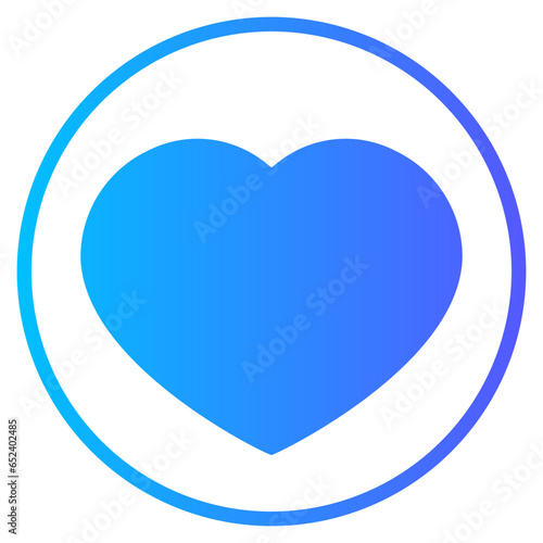 love gradient icon