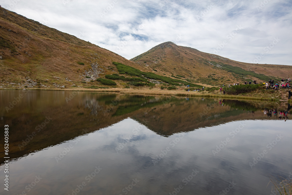 Lake Nesamovyte - one of the highest alpine lakes in the Ukrainian Lake Nesamovyte - one of the highest alpine lakes in the Ukrainian