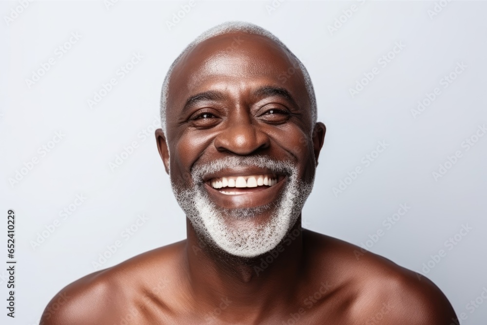 Afro American man in studio Afro American man in studio