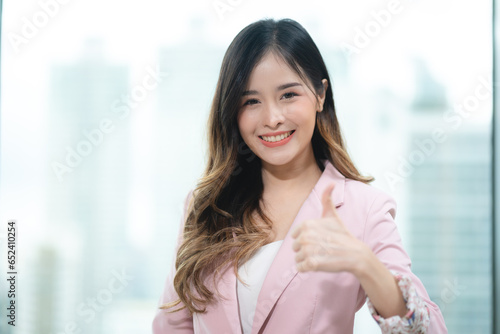 Happy confident smiling you...