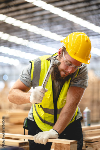 carpenter's shop and wooden...