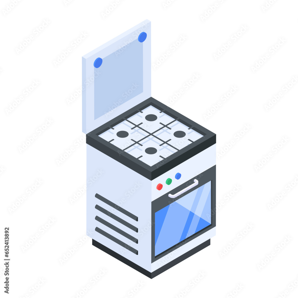 An isometric icon of stall An isometric icon of stall