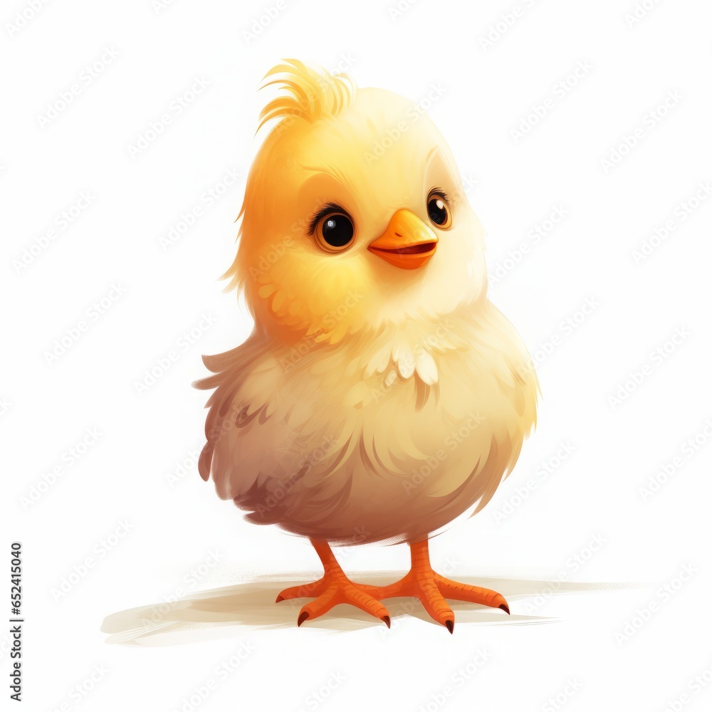 chicken on a white background drawing. chicken on a white background drawing.