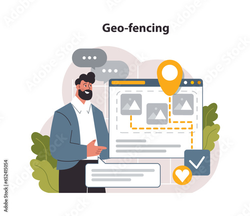 Geofencing. Local SEO optimization. Local search results. Browser promotion