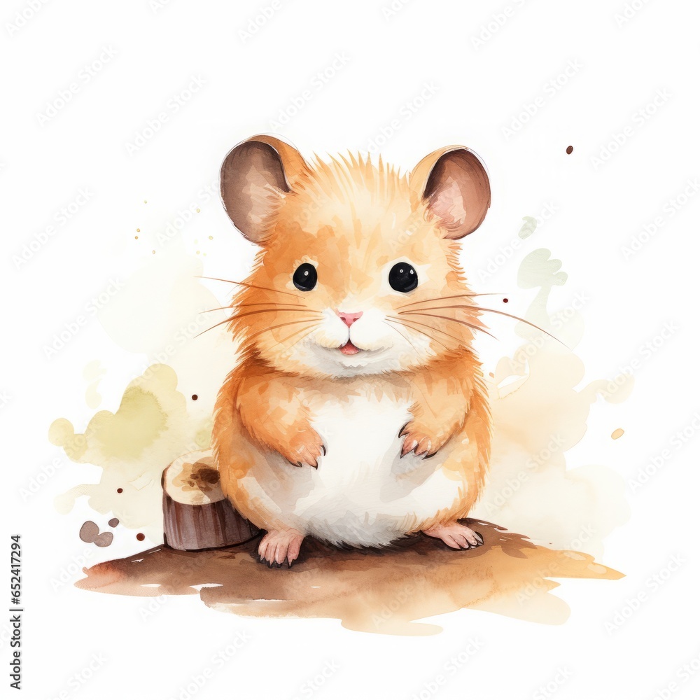mouse color cartoon drawing on white background. mouse color cartoon drawing on white background.