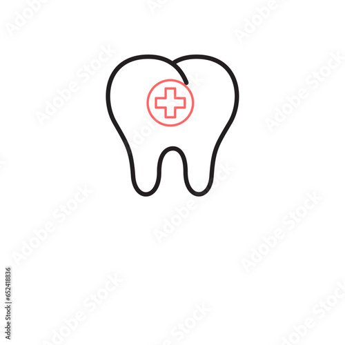 Dental Service, Dental Care icon.