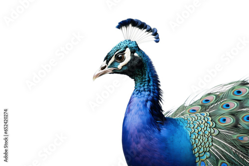  Peacock Isolated on Transparent Background 