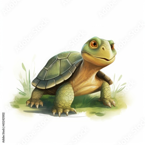 turtle drawing on a white background.