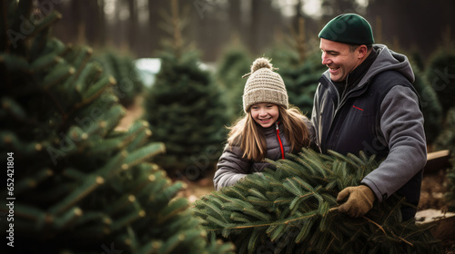 Perfect Christmas tree Generative AI