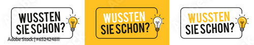 Wussten Sie schon ?