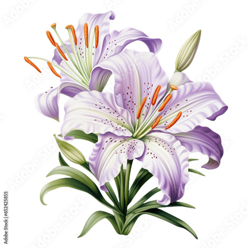 bouquet of lilies photo