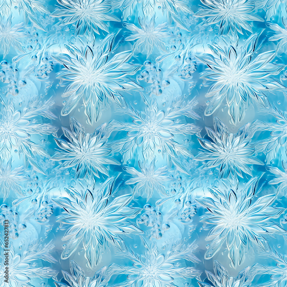 frosty patterns on the glass. seamless pattern. frosty patterns on the glass. seamless pattern.