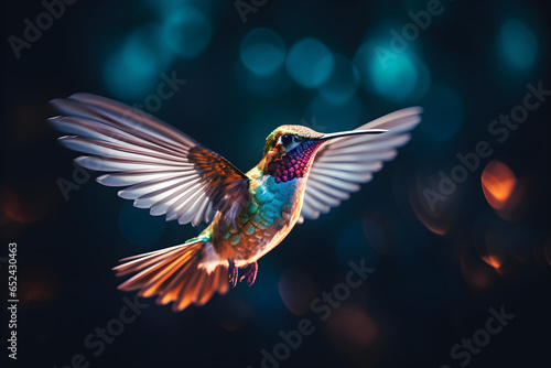 hummingbird in flight © sam