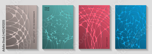 Chic dance party posters. Complex curve lines motion backgrounds. Vivid brochure vector layouts. Disco party posters and banners fluid wavy graphic design.