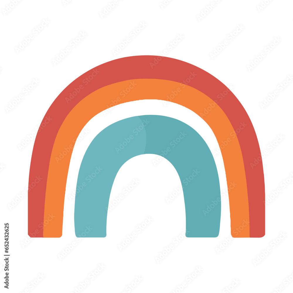 illustration of an background with a rainbow illustration of an background with a rainbow